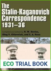 The Stalin-Kaganovich Correspondence, 1931–36