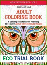 Adult Coloring Book 30 Beautiful Animal Spirit Zentangle Designs