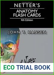 Netter’s Anatomy Flash Cards