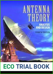Antenna Theory Analysis and Design