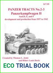 Panzerkampfwagen II Ausf.D, E, and F (Panzer Tracts No.2-3)