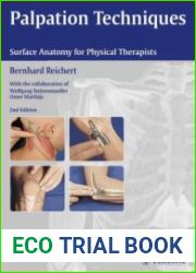 Palpation techniques surface anatomy for physical therapists