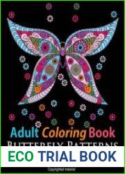 Adult Coloring Books. Butterfly Patterns
