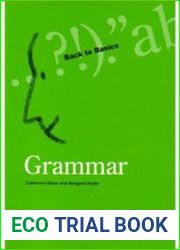 Grammar Back to Basics