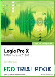 Apple Pro Training Series Logic Pro X Professional Music Production