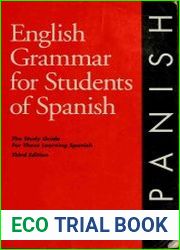 English grammar for students of Spanish
