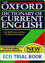 The Oxford Dictionary of Current English (Oxford Quick Reference), 2nd Edition