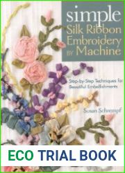 Simple Silk Ribbon Embroidery by Machine