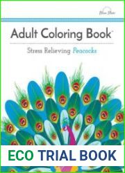 Adult Coloring Book Stress Relieving Peacocks