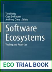 Software Ecosystems Tooling and Analytics