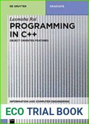Programming in C++ Object Oriented Features