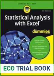 Statistical Analysis with Excel For Dummies