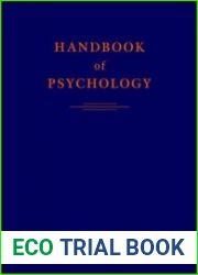 Handbook of Psychology, 12 Volume Set