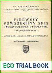 Pierwszy Powszechny Spis Rzeczypospolitej Polskiej z dnia 30 wrzesnia 1921 roku mieszkania, ludnosc, stosunki zawodowe wojewodztwo nowogrodzkie