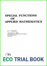 Special functions of applied mathematics