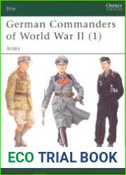 German Commanders of World War II (1) Army