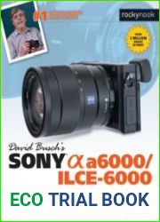 David Busch|s Sony Alpha a6000/ILCE-6000 Guide to Digital Photography
