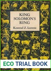 King Solomon|s Ring New Light on Animal Ways