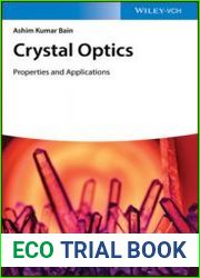 Crystal Optics Properties and Applications