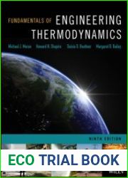 Fundamentals of Engineering Thermodynamics, 9 Edition