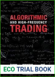 Algorithmic and High-Frequency Trading