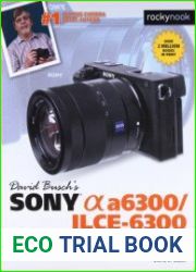 David Busch’s Sony Alpha a6300/ILCE-6300 Guide to Digital Photography
