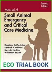 Manual of Small Animal Emergency and Critical Care Medicine