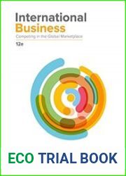International Business Competing in the Global Marketplace, 12th Edition
