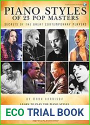 Piano Styles of 23 Pop Masters Secrets of the Great Contemporary Players