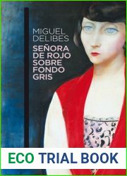 Senora de rojo sobre fondo gris