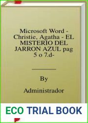 Microsoft Word - Christie, Agatha - EL MISTERIO DEL JARRON AZUL pag 5 o 7.d-