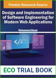 Design and Implementation of Software Engineering for Modern Web Applications