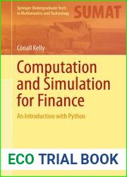 Computation and Simulation for Finance An Introduction with Python
