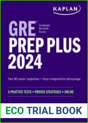 GRE Prep Plus 2024 6 Practice Tests + Proven Strategies + Online (Kaplan Test Prep)