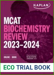 MCAT Biochemistry Review 2023-2024 Online + Book (Kaplan Test Prep)