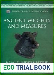 Ancient Weights and Measures (Oxbow Classics in Egyptology) - BOOKS - MYECOBOOK.LIFE