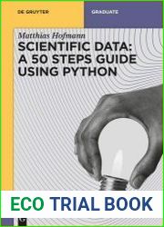 Scientific data A 50 Steps Guide using Python - BOOKS - MYECOBOOK.LIFE