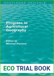 Progress in Agricultural Geography (Routledge Revivals)