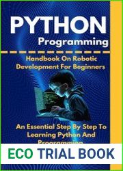 Python Programming Handbook For Robotics Development