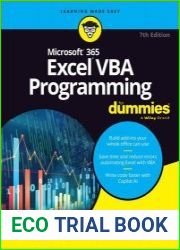 Microsoft 365 Excel VBA Programming For Dummies, 7th Edition