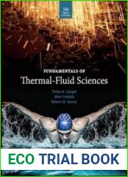 Fundamentals Of Thermal Fluid Science In SI Units, 5th Edition