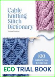 Cable Knitting Stitch Dictionary
