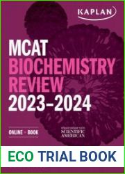 MCAT Biochemistry Review 2023-2024 Online + Book (Kaplan Test Prep)