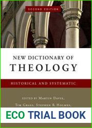 New Dictionary of Theology Historical and Systematic