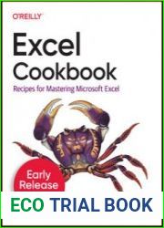 Excel Cookbook (Early Release)