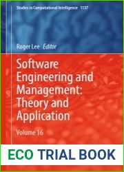 Software Engineering and Management Theory and Application Volume 16