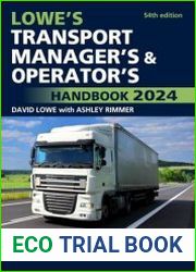 Lowe|s Transport Manager|s and Operator|s Handbook 2024, 54th Edition