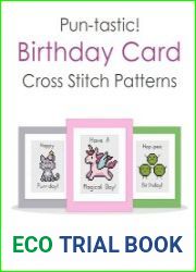 Pun-tastic Birthday Card Cross Stitch Patterns Book A Humorous Collection of 40 Pun Themed Birthday Card Cross Stitch Patterns