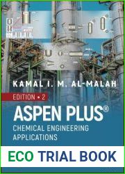 Aspen Plus Chemical Engineering Applications, 2nd Edition