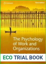 Psychology Of Work & Organisations, 3rd Edition